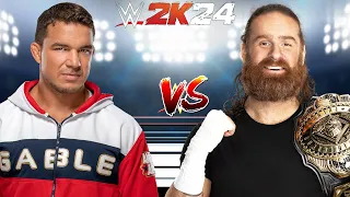 WWE 2K24 CHAD GABLE VS. SAMI ZAYN FOR THE WWE INTERCONTINENTAL CHAMPIONSHIP!