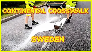 SWEDEN - DIRECTION ARROWS + CONTINENTAL CROSSWALK!  @MasterWorkers