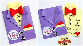 Father's day card making ideas handmade 2024 / DIY Father's day special greeting card easy