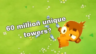 How many different towers are there in Btd6 in total?