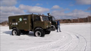 GAZ-66 и Unimog. Мини тест.