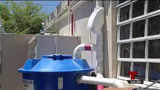 Sistema para recolectar agua de la lluvia