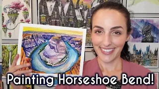 Painting Arizona's Horseshoe Bend  //  Time Lapse Art