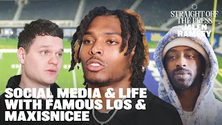 Forbes, Football and Fame with Famous Los and MaxIsNicee | Straight Off The Press by Jalen Ramsey