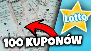 Wysłałem 100 KUPONÓW LOTTO! | Ile wygrałem!?