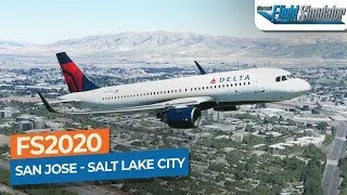 [MSFS 2020] San Jose to Salt Lake City - Airbus A320neo Delta Air Lines｜Drawyah