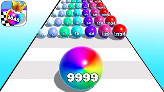 Ball Merge 2048, Marble Run, Yoga Balls Run, Roof Rails - All Levels Satisfying Mobile Game Update