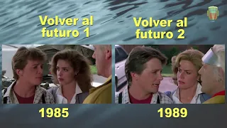 Volver al futuro Diferencias en escenas - Back to the future 1 y 2