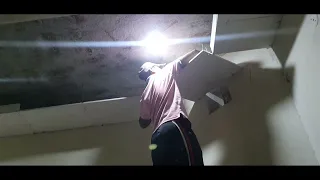 A new n very easy Way to install gypsum board decor/Ceiling 14×13 Room__Final part