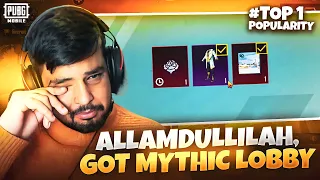 FINALLY I GOT MYTHIC LOBBY #1😍 - PUBG MOBILE