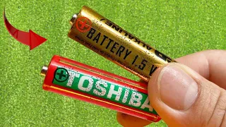 How to restore 1.5V battery like new! Recycle used 1.5V AA batteries