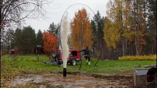 Blast cleaning my water well