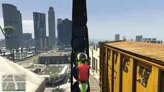 GTA 5 | Bati Stunt Parkour #13 | Oldschool Level-Asian