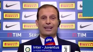 LITE FURIOSA TRA ADANI E ALLEGRI .....INTER - JUVENTUS 1-1