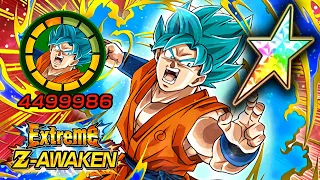 100% EZA TEQ SSB GOKU [LEVEL 10 LINKS] + STICKER EFFECT! Dragon Ball Z Dokkan Battle