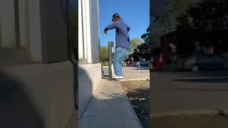 Mall grabbing poser misses the ledge