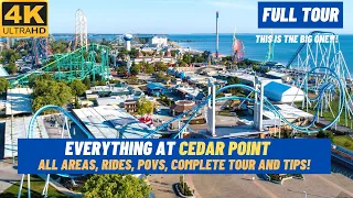 [4K] EVERYTHING at Cedar Point | All Rides | Areas | POV's | Complete Tour and Tips