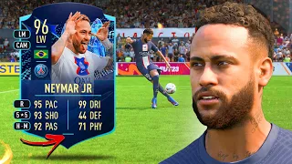 96 TOTS Moments Neymar is UNFAIR.. 🔥