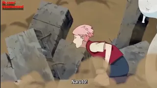 Sakura scream for Naruto || Naruto came back