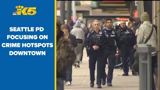 Seattle police targeting crime hotspots downtown