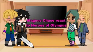 Magnus Chase reacts to the Heroes of Olympus + Solangelo and Reyna