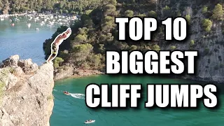 Die 10 höchsten Klippensprünge // Top 10 highest cliff jumps