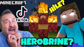 MİNECRAFT VİRAL TİKTOK  HİLELERİNİ DENİYORUZ ! HEROBRINE GERÇEK Mİ? HİLE Mİ? | MINECRAFT OYNUYORUZ