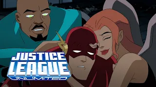 The Justice League rescues Flash from The Speed Force | Justice League Unlimited