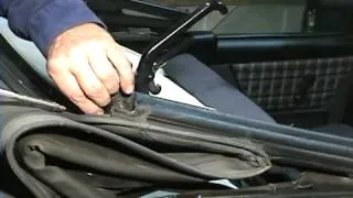 VW Rabbit Cabriolet Installation Video Sample 80-93, Convertible top