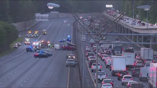 Re-watch: Updates after deadly crash shuts down all lanes of I-75 north in Cobb County