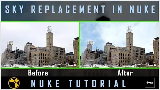 HOW TO DO SKY REPLACMENT IN 2 MINUTES | NUKE TUTORIAL | VFX VIBE