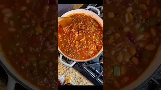 Copycat WENDYS Chili 🌶 Get the recipe at uncledibbz.com #chili #cooking #food #recipe