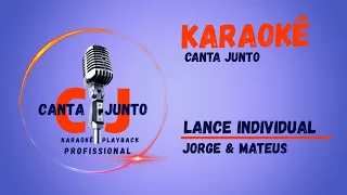 Lance individual Jorge e Mateus Karaoke Playback