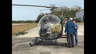 First pickup of Bell 47 Helicopter