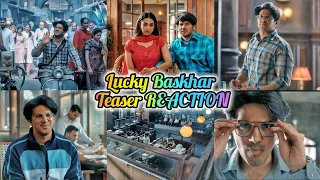 🤑 Lucky Baskhar Teaser REACTION 🤯🤩 | DulquerSalmaan,MeenakshiChaudhary | Venky Atluri | GV Prakash