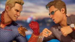 Homelander vs. Johnny Cage Intro (Same Voice Actor) | Mortal Kombat 1