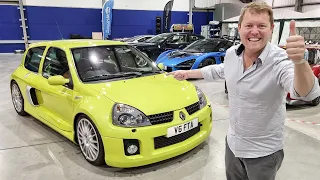 IT'S DONE! Collecting My COMPLETED Renault Clio V6 and FIRST DRIVE