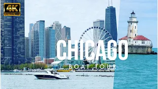 Chicago Lake and River Architecture Tour - 4K UHD | Wendella Boat Tours | Chicago Downtown