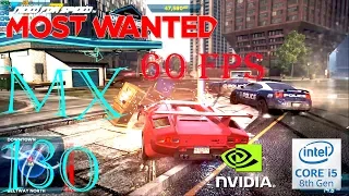 Need For Speed Most Wanted 2012 NVIDIA GeForce MX130 Gameplay 60 Fps | NFS MW 2012 Gameplay