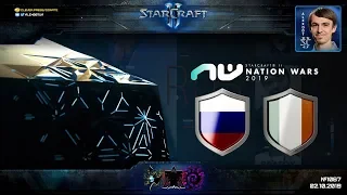 РОССИЯ - ИРЛАНДИЯ: Nation Wars 2019 - StarCraft II + BONUS - Квалификация