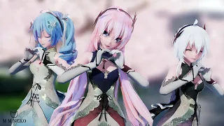 [MMD] 桃源恋歌 / Tougenrenka - Miku, Luka, Haku [4k - UHD]