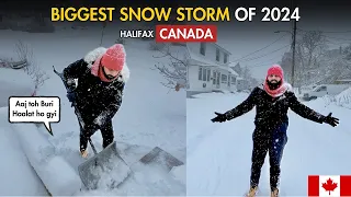 Biggest Snow Storm of 2024 in Canada | Buri Haalat Ho Gyi Aaj Toh | Halifax, Nova Scotia
