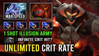 Unlimited Crit Rate 1 Shot Moon Shard Max Speed Illusion Chaos Knight Dota 2