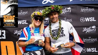 Sophia Culhane, Kai Sallas Sweep Hawaii/Tahiti Nui Region With Local Motion Surf Into Summer Wins