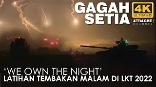 CUKUP MEMUKAU!! LKT2022 : Latihan Tembakan Malam di Lapang Sasar Asahan diterangi tracer & flare.