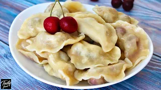 ВАРЕНИКИ С ВИШНЕЙ! Очень Вкусное и Нежное Тесто.