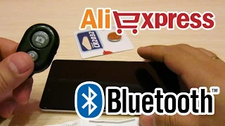 Bluetooth-кнопка для селфи-палки - обзор посылки с Aliexpress