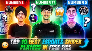 Top 10 Best Esports Sniper Player in Free Fire | Best Sniper Player In Free Fire in India