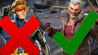 DON'T BUILD CYCLOPS! Logan WAY BETTER EVERYWHERE! MARVEL Strike Force