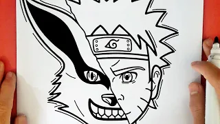 COME DISEGNARE NARUTO E KURAMA